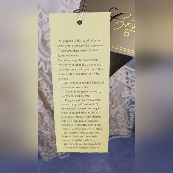 Cinderella Divine 1921 Firmal Cocktail Dress  SIZE 3XL Cream Color - Picture 7 of 11